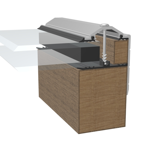 Capex 40 Gable End Finishing Profile